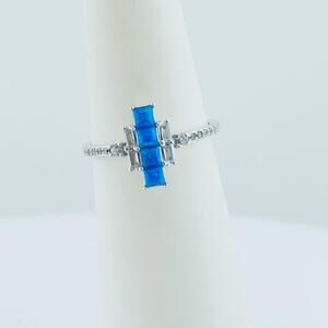▷ DELUXE EDITION ❗❗ | Jewelry | Silver Plated Royal Blue  display picture 1